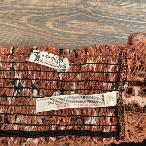 S NWT Free People Emma Soft Bralette Longline Bra - Picture 12 of 13